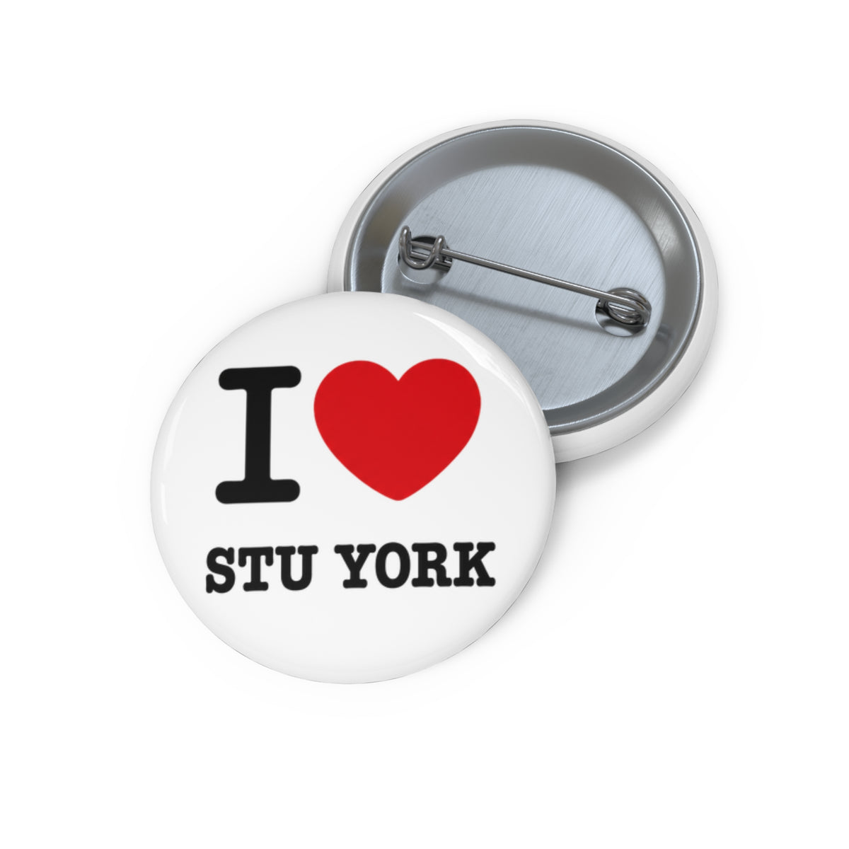 I ❤️ STU YORK Buttons